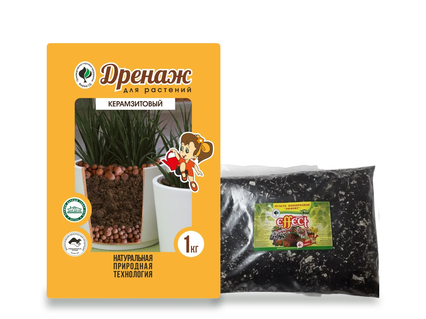 Пакеты керамзитового дренажа